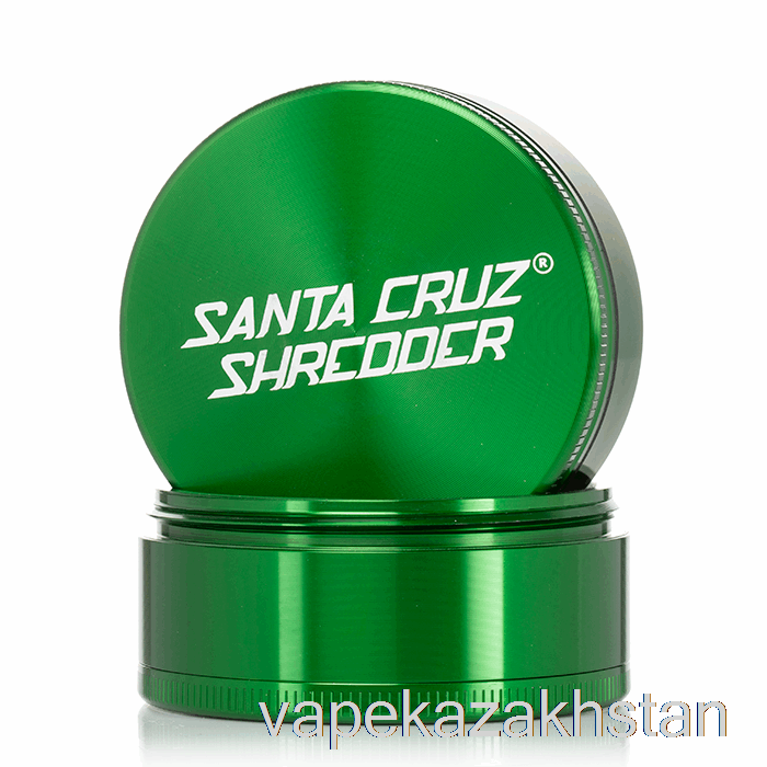 Vape Disposable Santa Cruz Shredder 2.75inch Large 4-Piece Grinder Green (70mm)